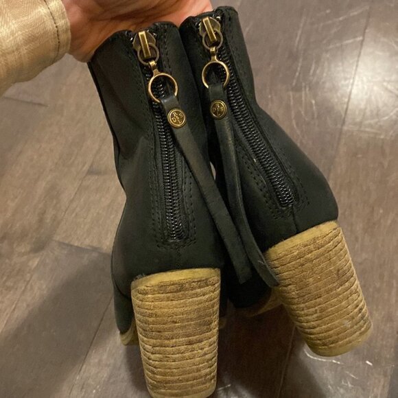 Ralph Lauren • Denim & Supply Mariella Leather Booties - Picture 4 of 9